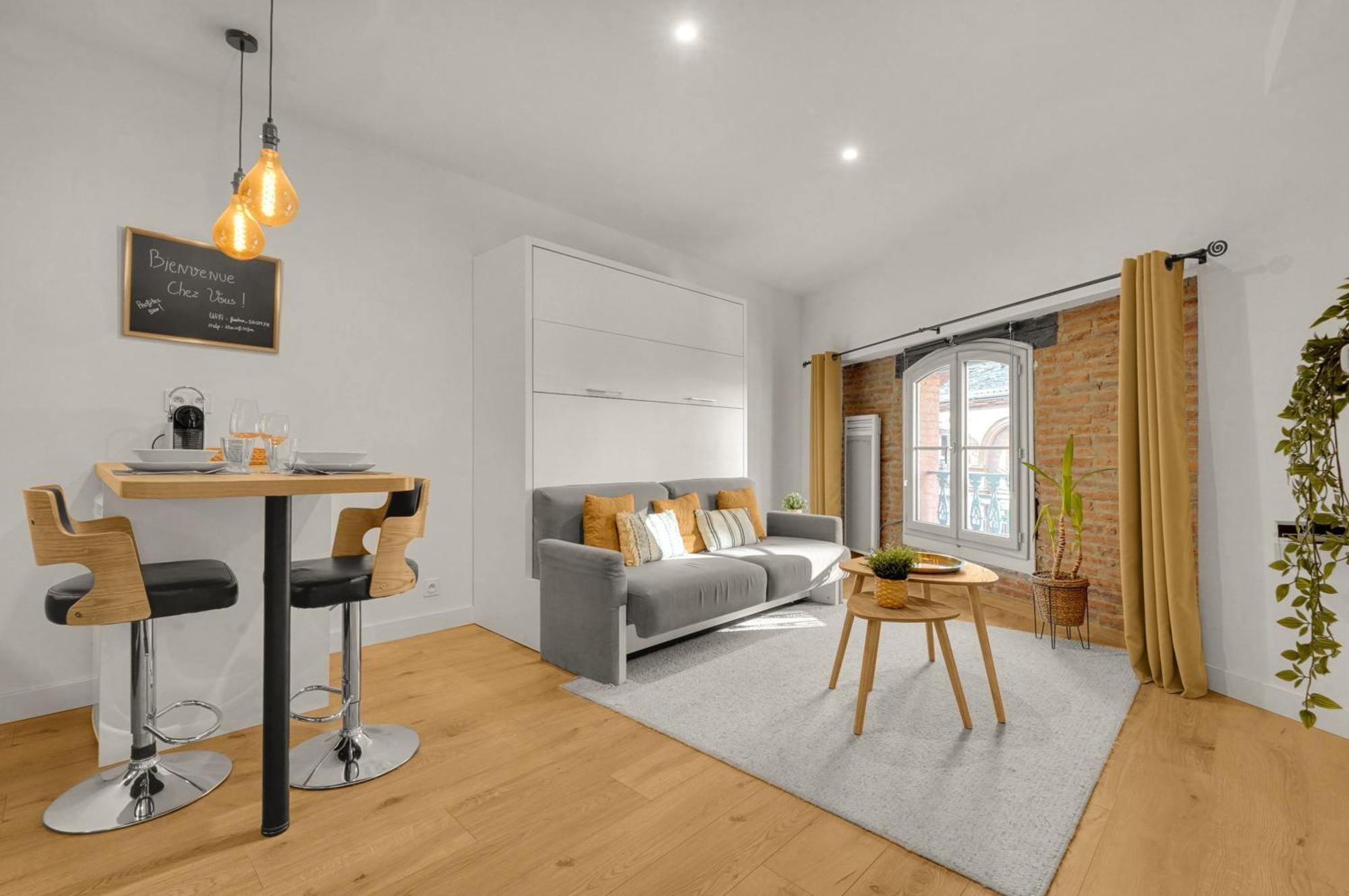 Le Floral - Cosy Studio Climatise Avec Parking Prive Et Netflix Тулуза Екстериор снимка